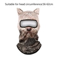 thumbnail image 3 of Hearth & Gear 3D Animal Pattern Winter Full Face For Riding And Skiing Warm Outdoor For Cycling And Driving Headwear for Runners Due Rags compatible with Motorcycles Welding Half Jacket with Bib Pants, 3 of 6