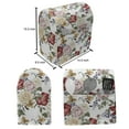 thumbnail image 4 of Shabby Flora Stand Mixer Cover, Summer Spring Season Buds Roses Lilacs Flowers Leaves Print, Kitchen Appliance Organizer Bag Cover with Pockets, 5 Quarts, Pale Pink Cream, by Ambesonne, 4 of 4