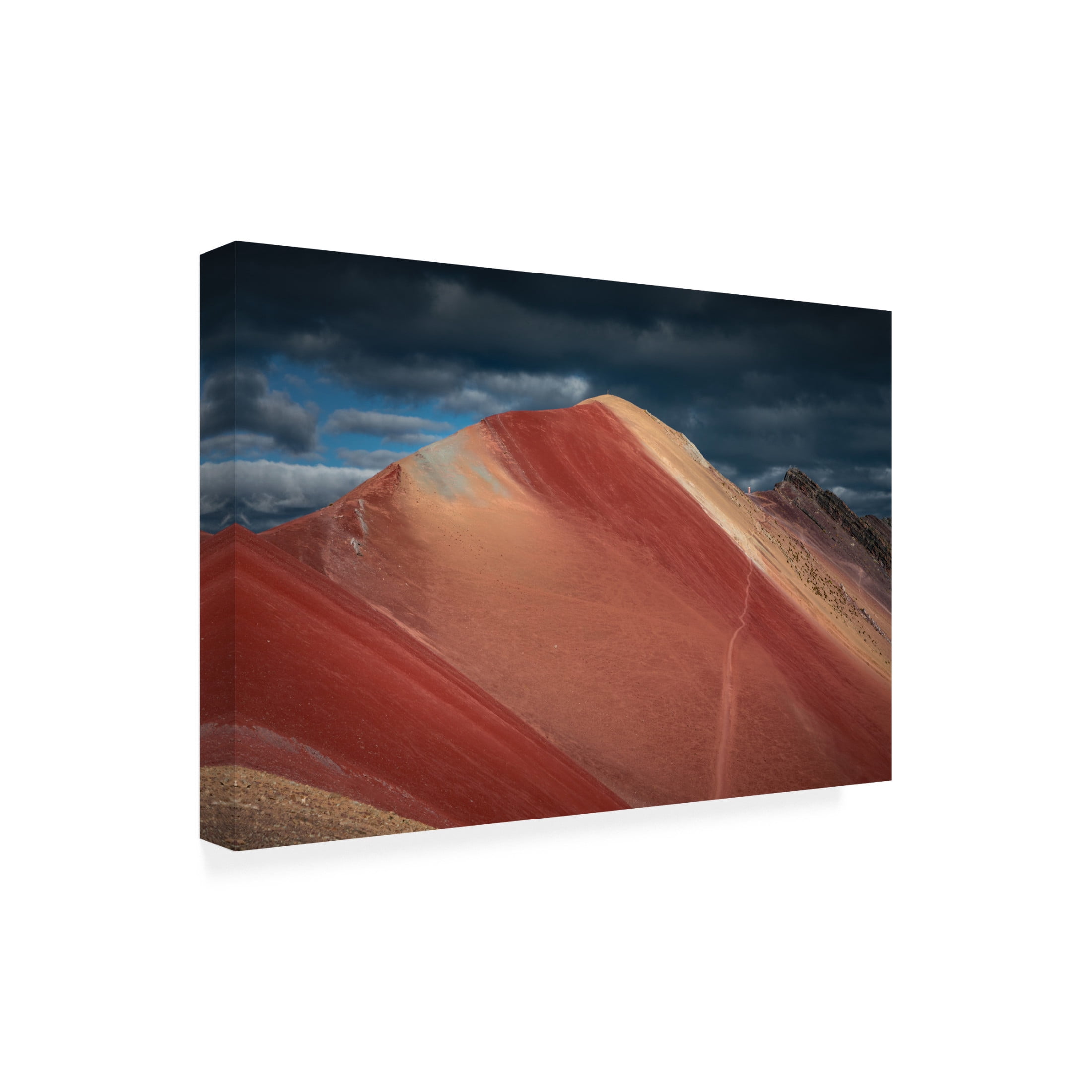 Trademark Fine Art Karol Nienartowicz  Red Valley Canvas Wall Art