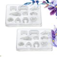 thumbnail image 2 of 2pcs Stone DIY Pendant Mold Silicone Casting Molds DIY Craft Jewelry Making Accessory, 2 of 7