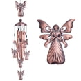 thumbnail image 2 of 36" Garden Angel Wind Chimes Outdoor Indoor Decor With 4 Aluminum Tubes 6 Bells 7 Angels Mobile Romantic Wind Catcher Angel Windchimes for Home, Xmas Mom Gifts, Balcony, Festival, Garden Decor, 2 of 8