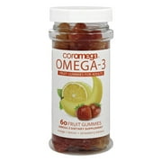 Coromega - Omega-3 Fruit Gummies for Adults - 60 Gummies