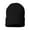 Black, variant on Sportsman Unisex Solid Cuffed Beanie 12" Hat Cap Winter Acrylic Soft Toboggan (Black, One Size)