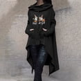 thumbnail image 2 of Sudadera Para Mujer Con Cuello Redondo, Sudaderas Con Capucha de Gran Tamaño, Sudadera Informal de Manga Larga, Suelta, Estampada, Medio Largo, Blusa, Sudaderas Odeerbi  ODB137584, 2 of 5