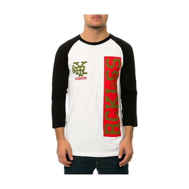 Young & Reckless The Victory Lap Raglan Camiseta gráfica para hombre, blanca, pequeña