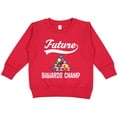 thumbnail image 2 of Inktastic Future Billiards Champ Toddler Sweatshirt, 2 of 4