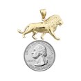thumbnail image 3 of 14K Gold 38MM Lion Pendant, 3 of 5