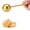 Gold, variant on Flour Sifter, Stainless Steel Flour Sifter for Baking, One Handed Operation Baking Sifters, Great Flour Sieve Bakers Dusting Wand for Quick Sifting Cakes and Spices