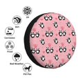 thumbnail image 4 of Fotbe Valentine'S Day Panda Funda de Llanta de Repuesto con Estampado, Engrosada, Ajuste Universal para Jeep, Remolque, RV, SUV, Camión-14 inch, 4 of 6
