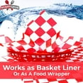 thumbnail image 2 of Avant Grub 15 x 15 in. Extra Large Red & White Food Wax Paper, 300 Sheet Pk., 2 of 7
