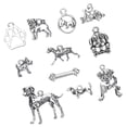 thumbnail image 2 of 11 Uds. De joyería de hueso de perro, suministros para manualidades colgantes, accesorios para hacer pulseras y collares DIY, 2 of 5