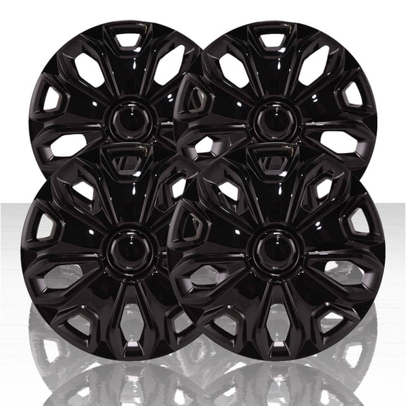 Set of 4 16" Wheel Covers for 2015-2019 Ford Transit - Gloss Black