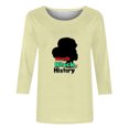 thumbnail image 2 of SHE IS My Items Tshirts Shirts for Women Graphic Long Sleeve Tops for Women Dressy Plus Size Womens Long Sleeve Cotton Blouses for Work Womens Graphic Tees Funny, 2 of 3