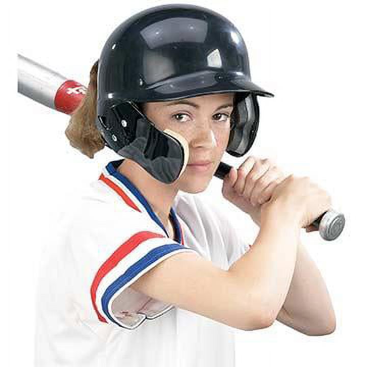 Markwort C-Flap Jaw and Cheek Protection for Left Handed Batter - White - image 2 of 2
