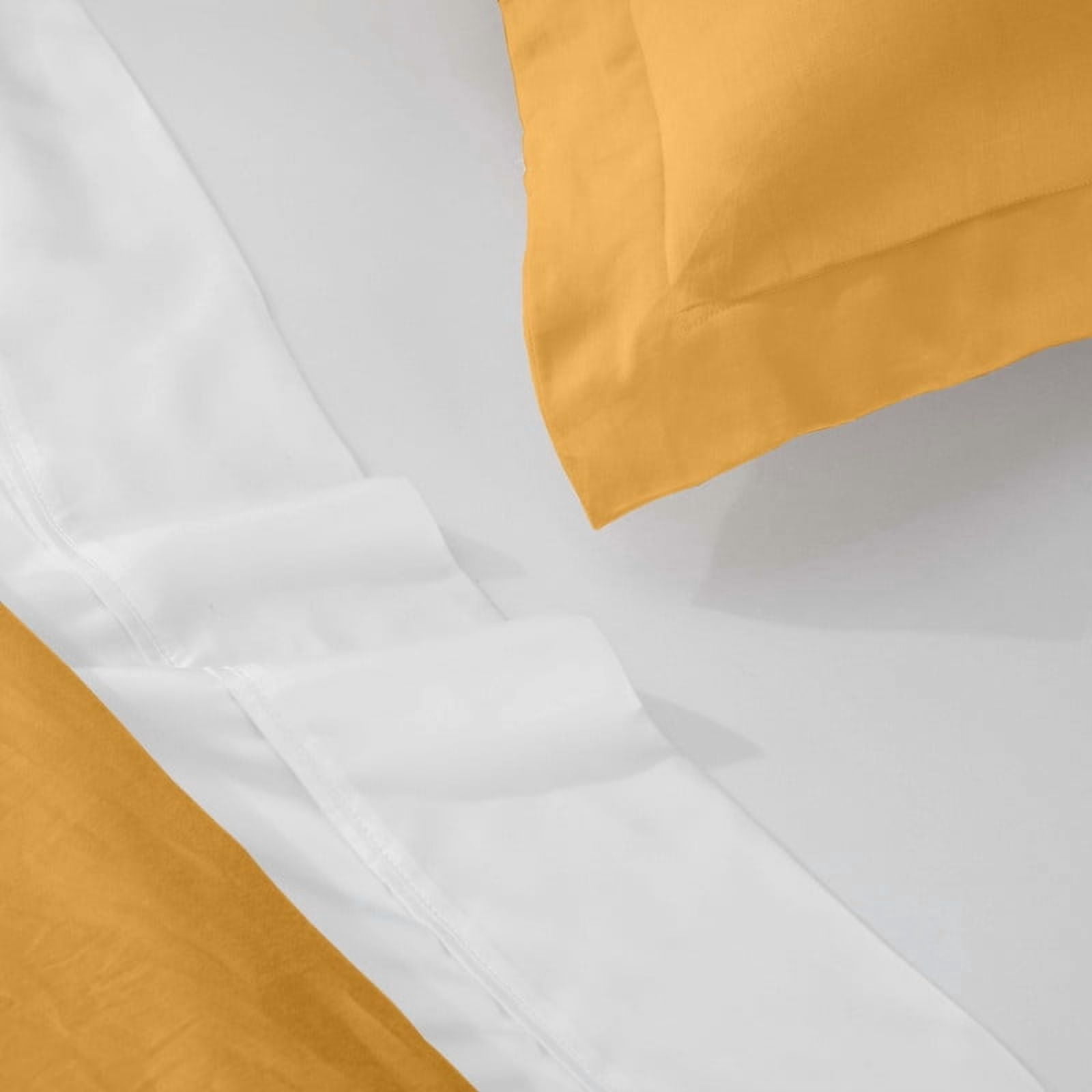 Superior Egyptian Cotton 400 TC Duvet Cover Set, King/ California King, Gold