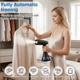thumbnail image 3 of Garment Steamer for Clothes, 1500W Handheld Steamer with 300ml Tank, Fast 20s Heat Up Portable Steamer for Travel & Home, Black, 3 of 8
