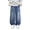 H124 Blue, variant on SJLDQY Boys Pleated Jeans Straight leg Casual Denim Pants Fall Loose Denim Pants with Pockets