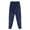 Navy, variant on Kids and Boys Athletic Jogger Track Pants - with Ribbed Zipper Ankle Cuffs