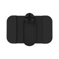 thumbnail image 2 of HaiSphere Silicone Couch Cup Holder, Anti-Spill and Anti-Slip Armrest Caddy for Drinks and Snacks, Multifunctional Removable Organizer for Sofa and Chair Arms,Black, 2 of 8