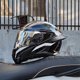 thumbnail image 3 of Casco de motocicleta abatible ORZ-B08A, nuevo, 2024, casco integral todoterreno, talla M-XXXL, cascos de motocross, homologados por DOT, unisex, 3 of 5