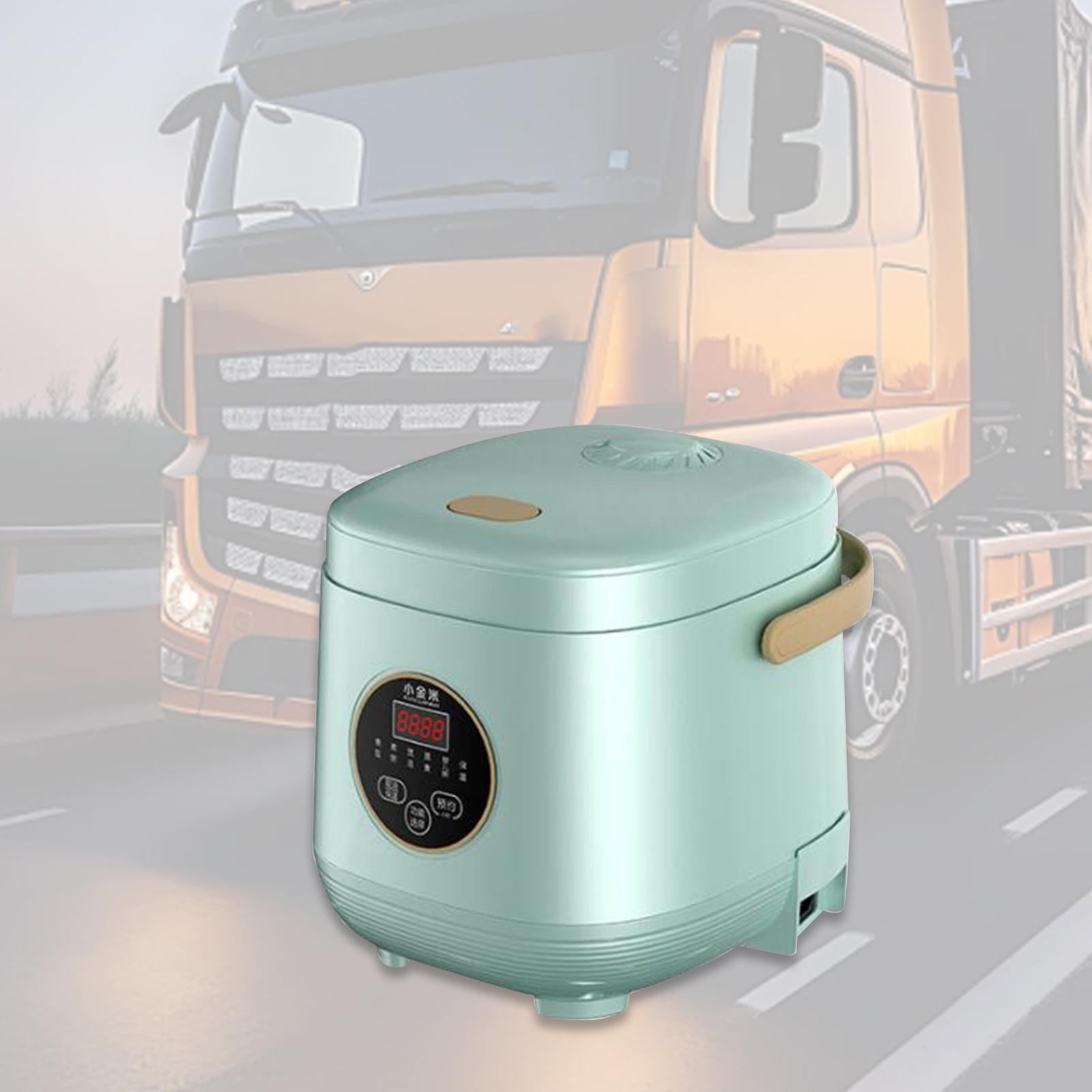 Fiocias Portable Car Electric Rice Cooker Rice Cooking Pot Lightweight Easy to Heating 24V