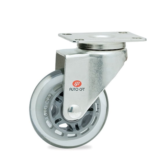 Carrymaster ACSU-76SF Light-Duty Swivel Flange Non-Leveling Caster