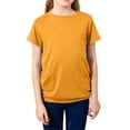 thumbnail image 2 of Langwyqu Short Sleeve Girls Solid Color Children Casual Shirt With Pocket, 2 of 5