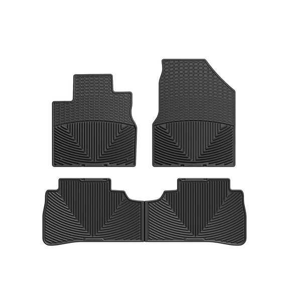 WeatherTech All-Weather Floor Mats compatible with 2011-2014 Nissan Murano - 1st & 2nd Row, Black