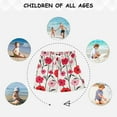 thumbnail image 6 of FORMRS Boys Swim Trunks Quick Dry Mesh Liner Boardshorts Sizes XS-XL, Pink Floral, 6 of 7