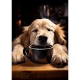 thumbnail image 3 of Póster acogedor de perro y café, pintura en lienzo, arte de pared, imagen de pared para sala de estar, café nórdico, cocina, habitación, decoración del hogar, regalos, 3 of 5