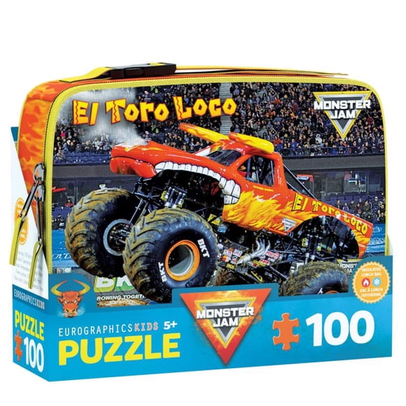 Rompecabezas Eurographics El Toro Loco Monster Jam, 100 unidades