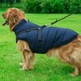 thumbnail image 6 of SILVERCELL Dogs Waterproof Warm Coat Vests Adjustable Reflective Rainproof Jacket Pet Dog's Padded Vest Clothes with Built in Harness Windproof Zipper Snow Coats Snowsuit for Small Medium Large Dogs, 6 of 9