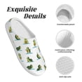 thumbnail image 5 of Kdxio Cute Avocado Yoga Women's Men's Slippers Plush Slip-On House Slipper for Winter Indoor Soft Cushion Non-slip Fluffy Slides Slippers-37/38, 5 of 7