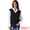 Black, variant on DARING DIVA Women's Uniform V Neck Knit Sleeveless Sweater Tank Tops S Grey