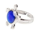 thumbnail image 2 of Unique Sea Turtles Shape Temperature Sensing Color Changing changing ring Temperature Hand Couple Alloy Ring for Gifts, 2 of 6