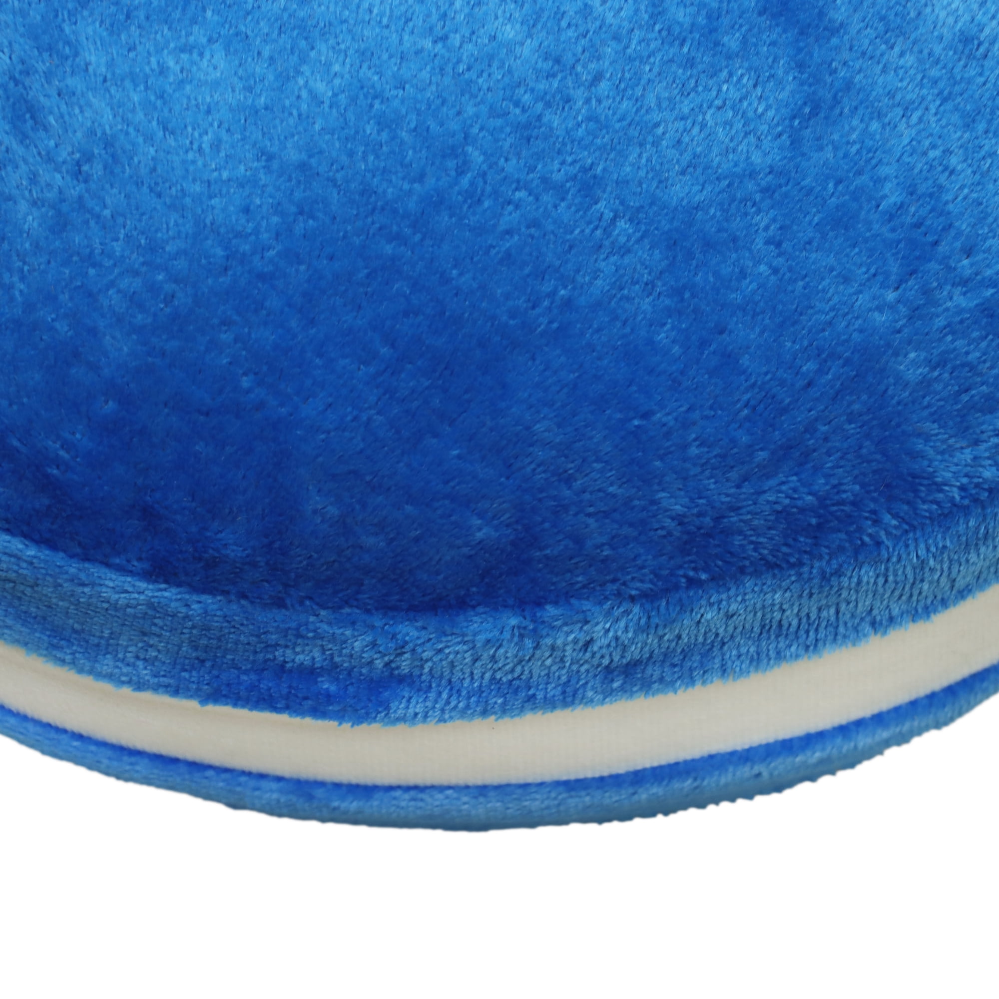 Mainstays Plush Macaron Shaped Throw Pillow, 12" Round, Blue