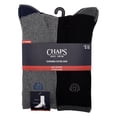 thumbnail image 2 of Chaps Athletic Half Cushion Crew 6-Pack Men's, Sock Size 10-13, 2 of 5