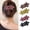 4-piece set -E, variant on 4-piece set of fashionable flower hair clips, suitable for women, slender, thick and curly girls, children's hair accessories, matte hair clips