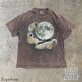thumbnail image 4 of Three Seals and Full Moon Graphic Print T-Shirt | Vintage Ocean Animal Tee | Retro Marine Wildlife Unisex Top, 4 of 7