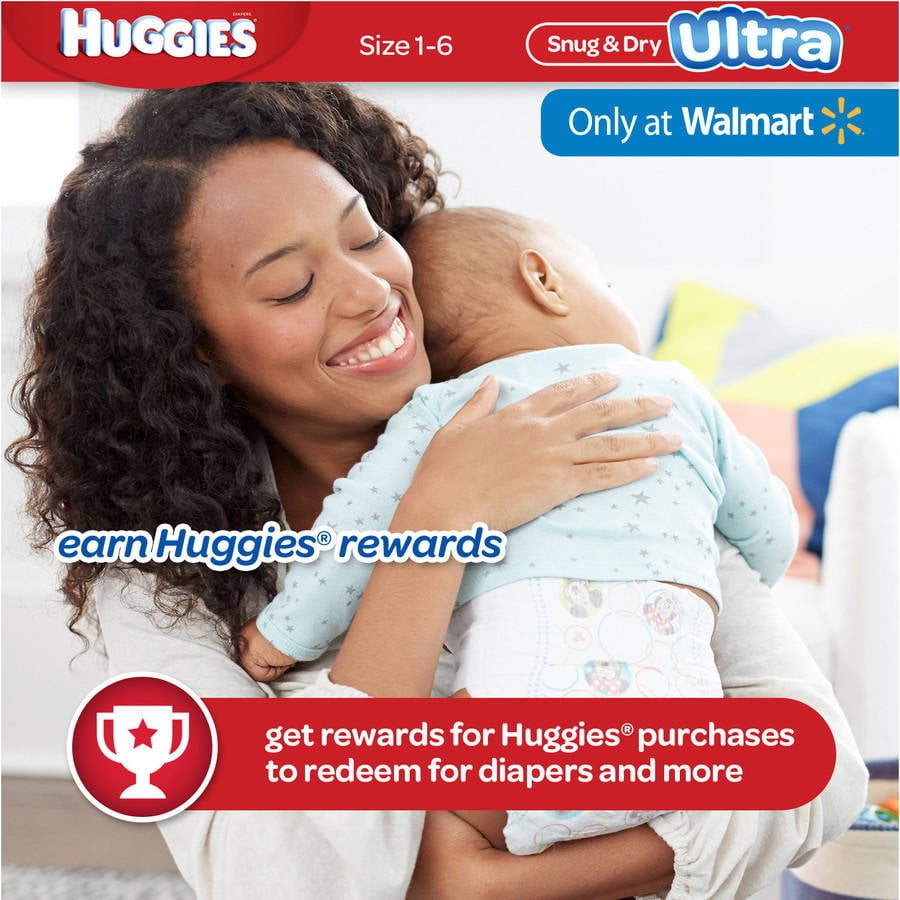 HUGGIES Snug & Dry Ultra Diapers, Size 6, 80 Diapers