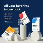 Hero Cosmetics Mighty Patch Variety, Multi-Pack Hydrocolloid Acne Pimple Patch, 26 Count