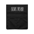thumbnail image 2 of Training Room Chairback Pocket Storage Organizer 3 Pockets Oxford Cloth Chair Back Caddy with Name Label Slot for Workshop & Office Staff, 2 of 9