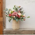 thumbnail image 4 of Handwoven Rattan Flower Vase, Small Wicker Tabletop Vase for Living Room Decorative Vase Home Decor, 4 of 5