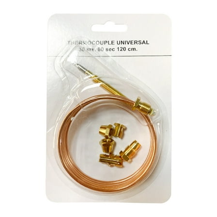Universal Gas Thermocouple Stove Fireplaces Replacement Temperature Sensors Probe Oven Appliances with 5pcs Fixed Part