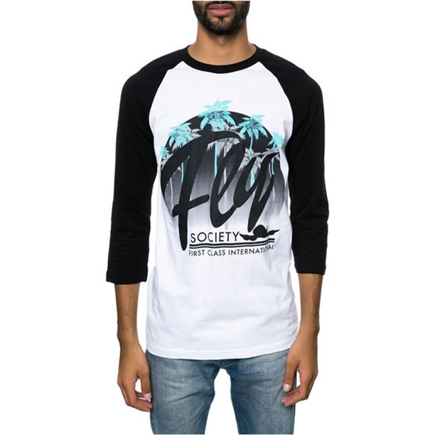 Fly Society The Moonrise - Camiseta gráfica para hombre, color negro, XXL Fly Society Camiseta gráfica