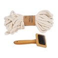 thumbnail image 2 of Macrame Kit, Macrame Rope  No Peculiar Smell No Chemical Dyes Beautiful Natural  For DIY Weaving, 2 of 8