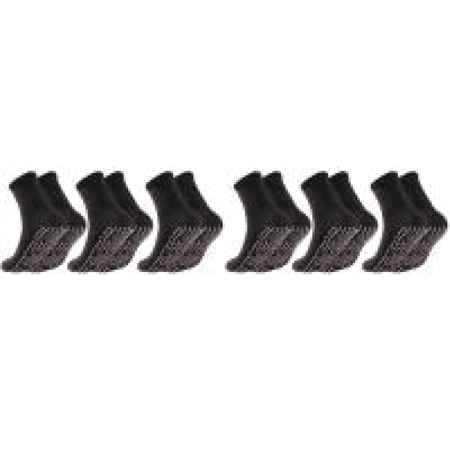 3 pares de calcetines turmalina acupresión suave cálido para senderismo ciclismo ( ) negro