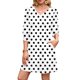 thumbnail image 1 of mfyjkho Vestidos de verano para mujer, Vestido de mujer de moda informal con puños elásticos lisos y cuello en V y manga larga Vestidos de fiesta para mujer m, 1 of 7