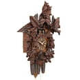 thumbnail image 2 of HerrZeit by Adolf Herr Cuckoo Clock -  Owl family  (handshingled), 2 of 3