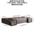 thumbnail image 1 of L Shaped Office Desk Organizer Standing Computer Storage Wooden Writing Desk Table Drawers Mesa De Escritorio Office Supplies My Lux Decor Round, 1 of 12